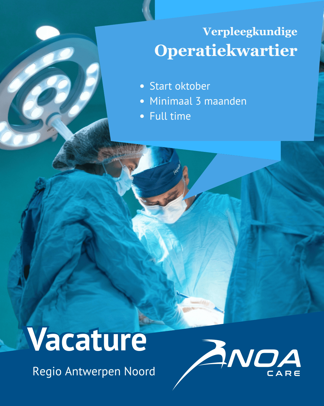 Verpleegkundige OK - Regio Antwerpen-Noord